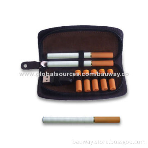 Fashionable Wallet Style Leather Case, Can Hold E-cigarette and Accessories from Bauway